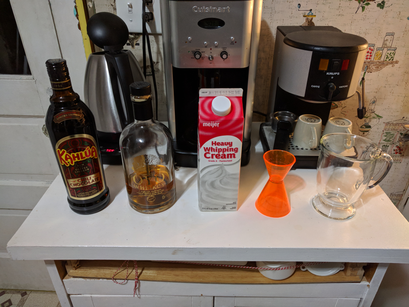 Illustration for article titled About to make a "White Russian"… (Update: All Gone)